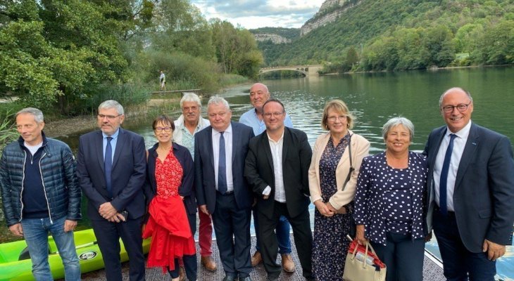 Le Jura et l'Ain fêtent les 100 ans du pont de Thoirette