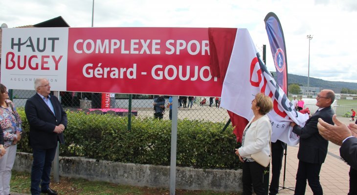 Le complexe sportif dénommé Gérard Goujon, hommage à une figure importante, qui aura brillé par son humanisme dans l'industrie, le football et l'insertion