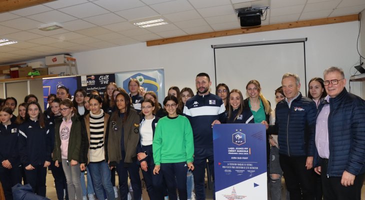 Le label Jeunes F.F.F. Crédit Agricole Féminines 2022/2025 Bronze pour Jura Sud Foot