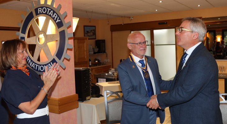 Jacques Fontaine, nouveau président
du Rotary Club de Saint-Claude