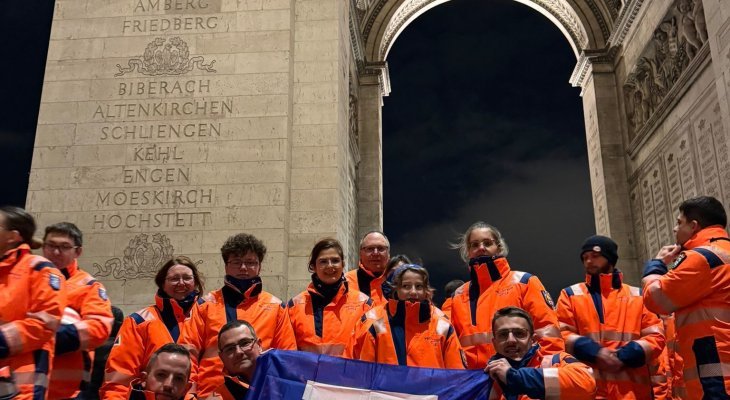 La Protection Civile
du Jura à Paris