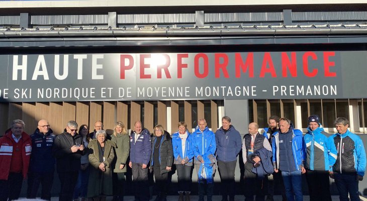 Visite ministérielle sur la Coupe du Monde de ski nordique aux Tuffes