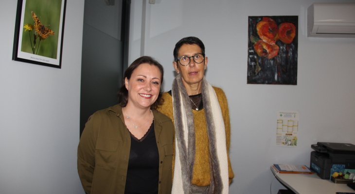 Patricia Berthod passe
le relais à Laëtitia Jespere