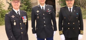 Remise du drapeau du Groupement de Gendarmerie du Jura