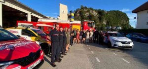 Moirans accueille la caravane des pompiers du Tour de France 