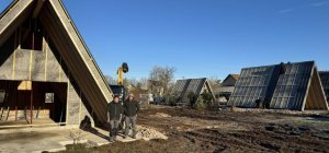 Les chalets de Coyron
sont en construction