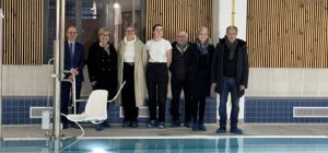 Une piscine exemplaire pour l'accès des personnes handicapées