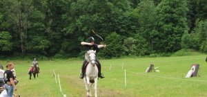 Le Tir à l'arc à cheval a attiré un nombreux public