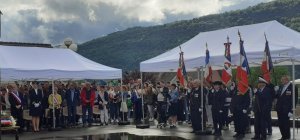 Cérémonie de l'incendie de Lavancia-Epercy du 12 juillet 1944