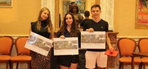 Mention Très bien pour Eline, Cristina
et Clément !