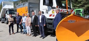 Le président du Jura,
Gérôme Fassenet,
visite l'entreprise Sicométal