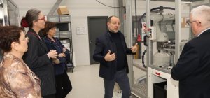 Visite de l'entreprise Guignard Robotisation,
à Oyonnax, 35 ans d'expérience
